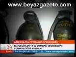 Ankara'da Cephanelik Bulundu
