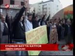Eylemler Batı'ya Kayıyor