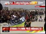Mersin'de Oturma Eylemine Polis Müdahalesi