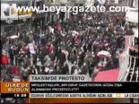 Taksim'de Protesto