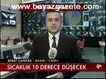 Sıcaklık 10 Derece Düşecek