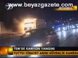Tem'de Kamyon Yangını