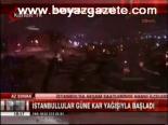 İstanbul Karla Uyandı