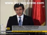 Davutoğlu Yunanistan'da