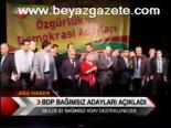 Bdp Bağımsız Adaylarını Açıkladı