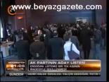 Ak Parti'nin Aday Listesi