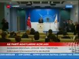 Ak Parti Adaylarını Açıkladı