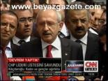 Chp Lideri Listesini Savundu