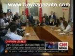 Chp Aday Listesine İtiraz
