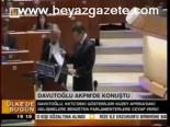 Davutoğlu Akpm'de Konuştu