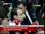 Adaylar Basının Karşısında