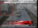 Lodos Kağıt Gibi Fırlattı!