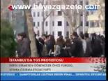 İstanbul'da Ygs Protestosu