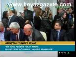 Arınç'ta Tuncel'e Cevap