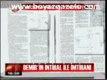 Demir'in İntihal İle İmtihan