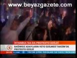 İstanbul'da Protesto Edildi