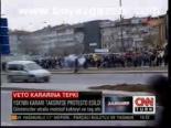 Veto Taksim'de Protesto Edildi