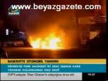 Başkentte Otomobil Yangını