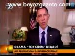 Obama 'Soykırım' Demedi