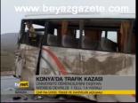 Konya'da Minibüs Kazası: 1 Ölü