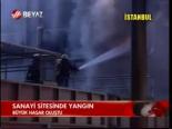 Sanayi Sitesinde Yangın