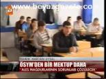 Ösym'den Bir Mektup Daha