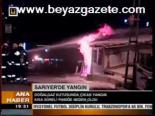 Sarıyer'de Yangın