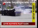 Çevik Kuvvete Pilot Kaskı