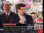 Davutoğlu'nun Suriye Açıklaması