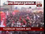 Yüzbinler Taksim'e Aktı