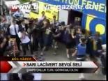 Sarı Lacivert Sevgi Seli