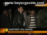 Kamyonet Sele Kapıldı