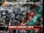 Kaddafi Cenazede Yoktu