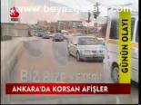 Ankara'da Korsan Afişler