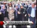 Konya Şehidini Uğurladı