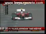 F1 Yıldızlarından İstanbul'a Destek