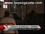 Sivas'ta Öldürülen 3 Terörist