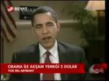 Obama İle Akşam Yemeği 5 Dolar