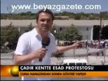 Çadırkentte Esad Protestosu
