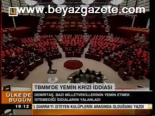 Tbmm'de Yemin Krizi İddiası