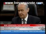 Mhp Liderinden Yazılı Açıklama