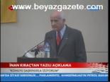İnan Kıraç'tan Yazılı Açıklama
