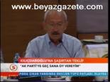 Kılıçdaroğlu'na Şaşırtan Teklif
