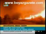 Hırvatistan'da Orman Yangını