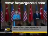 Davutoğlu - Clınton Görüştü