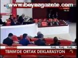 Tbmm'de Ortak Deklarasyon