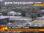 Sel Erzincan'ı Vurdu
