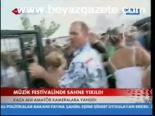 Müzik Festivalinde Yıkılan Sahne