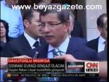 Davutoğlu Mısır'da