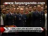 Genç Subayların Mezuniyet Coşkusu